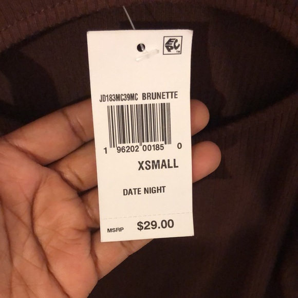 Brown String top - Picture 3 of 3